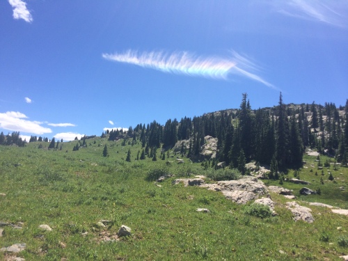 Rainbow Cloud in the Hunter Fryingpan Wilderness